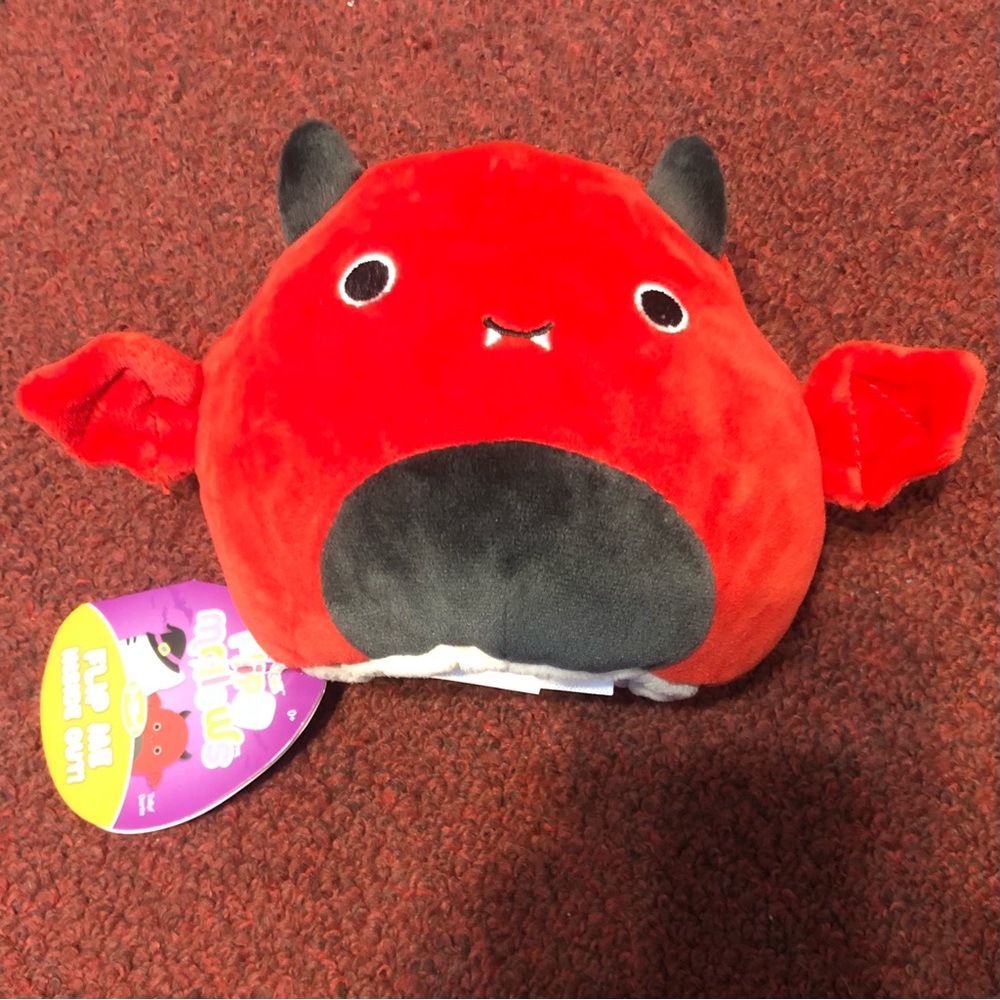 Squishmallows Dante Demon and Tally Cat 5” Stuffed Plush